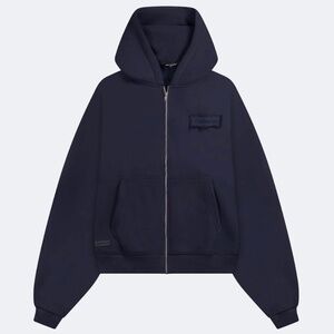 Navy Zip Hoodie (Size M)